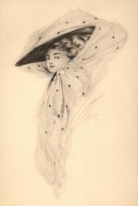 Black and White Bonnet 07