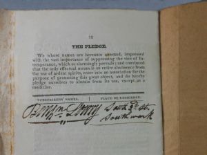 Page from Pledge Book 2