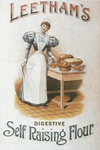 Links in Rebeccas Life-Baking flour trade card 1890