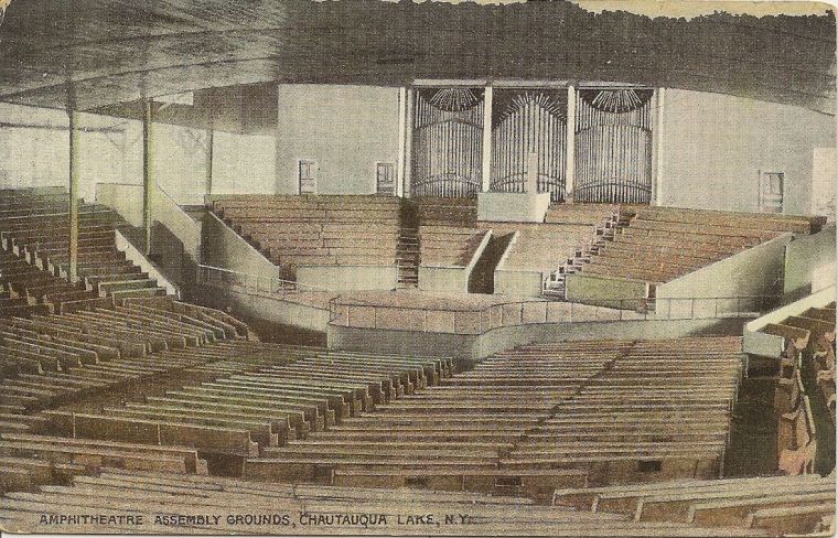 The existing Amphitheater as it appeared about 1915