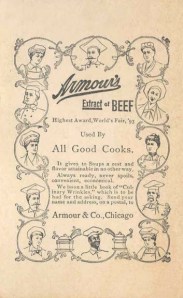 Armours Extract trade card 1896 back