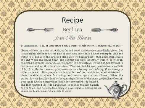 Recipe Beef Tea