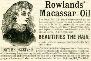 Macasar Oil ad 1895