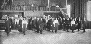 Image of Chautauqua Class in Physical Culture dated 1896