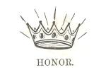 Drawing of a crown with the word "Honor" written below.