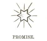 Drawing of a star with the word "Promise" written below.