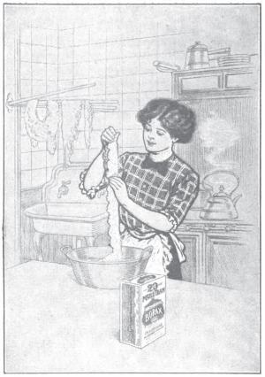 Borax ad 1915 cleaning laces
