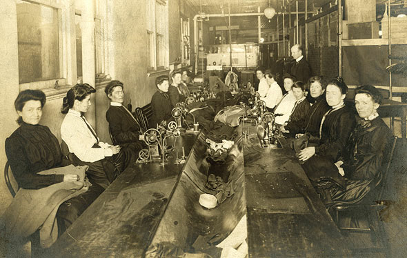 Seamstresses at Eaton's Department Store, Toronto