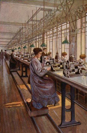 Women in Sewing Factory