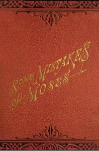 Cover Some Mistakes of Moses
