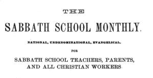 Sabbath School Monthly header