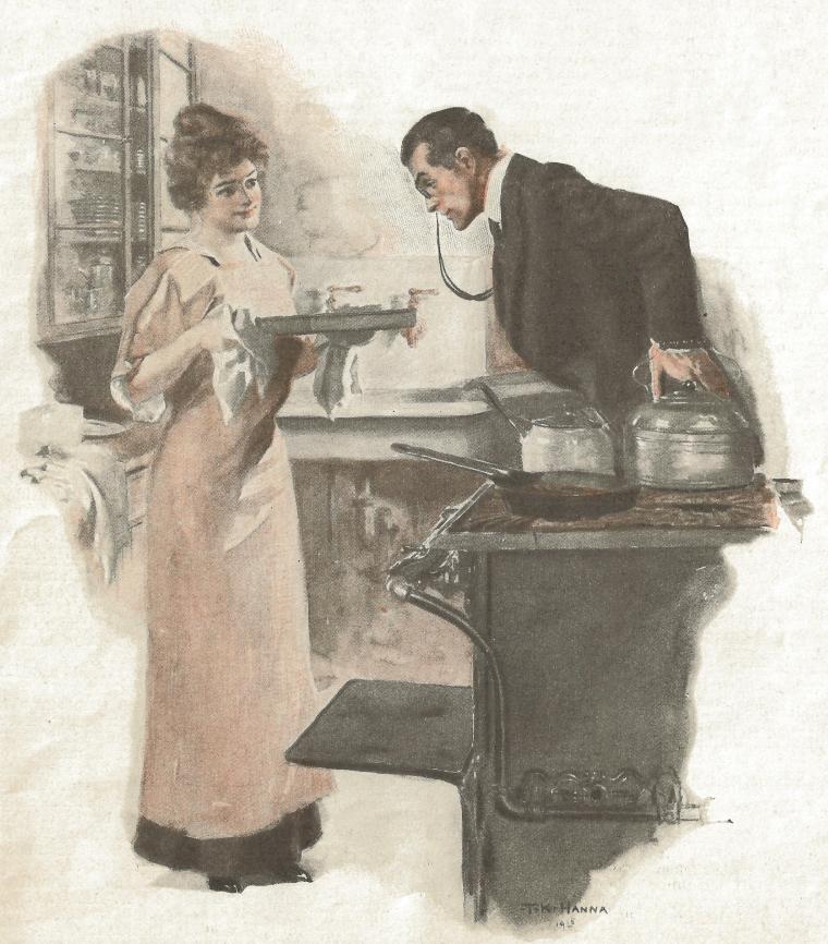 Aunt Hannah and Martha 1915 illustration