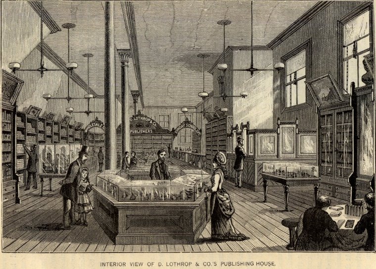 D. Lothrop and Company sales room 