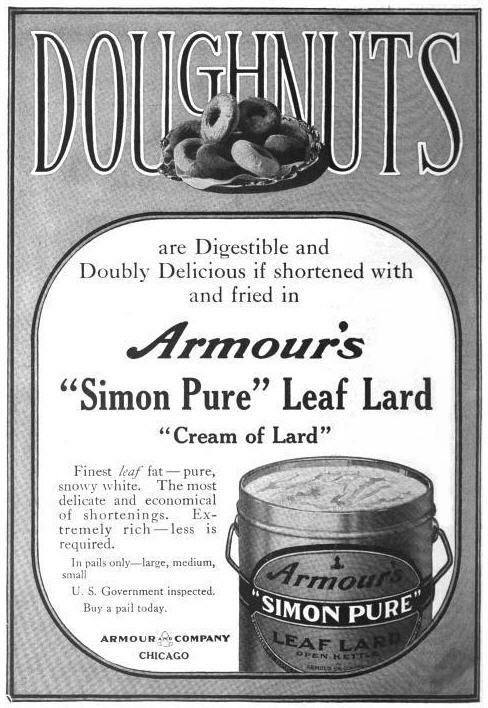 Donut lard ad-Boston Cooking School Magazine 1913
