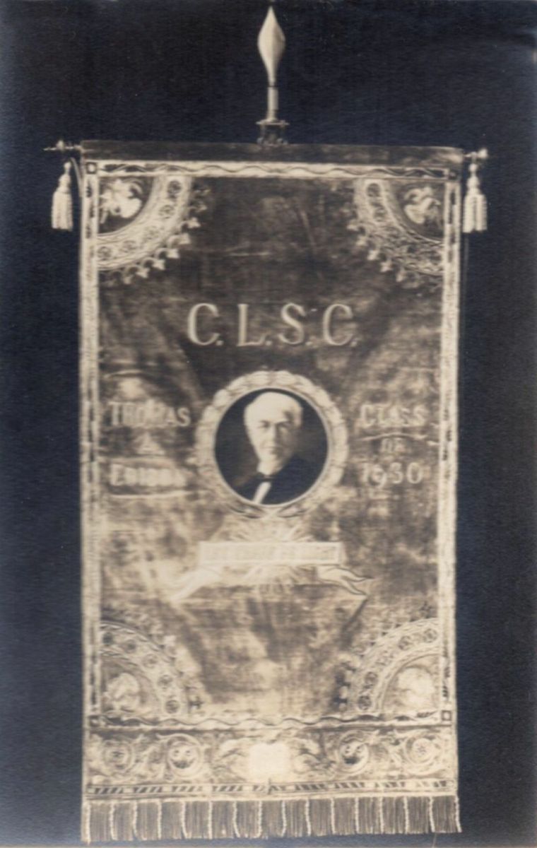 C.L.S.C. banner for the Edison Class of 1930.