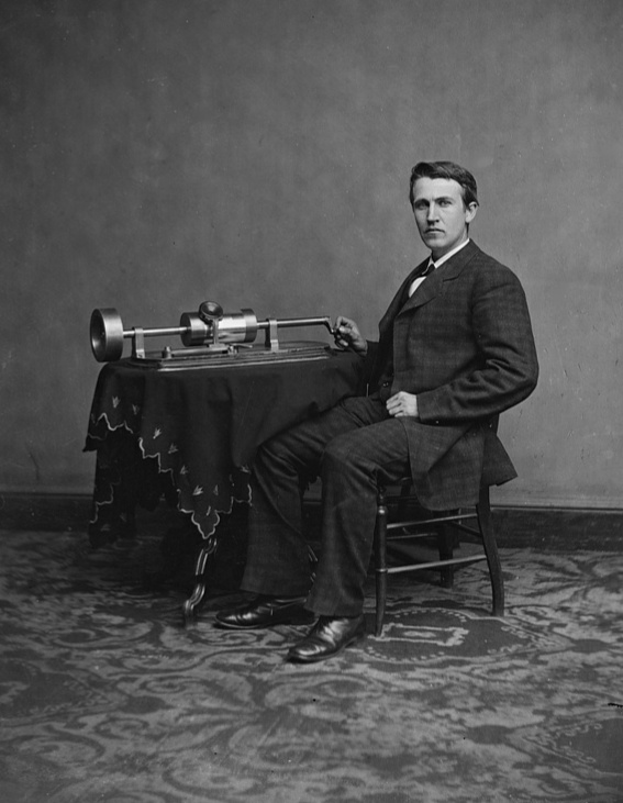 Thomas Edison, ca. 1880.