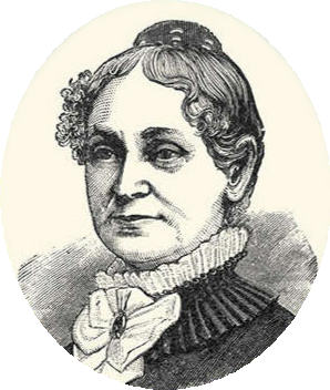 One of the images of Lydia Pinkham that adorned the company's labels over the years.