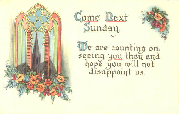 Come to Church card00594_fr