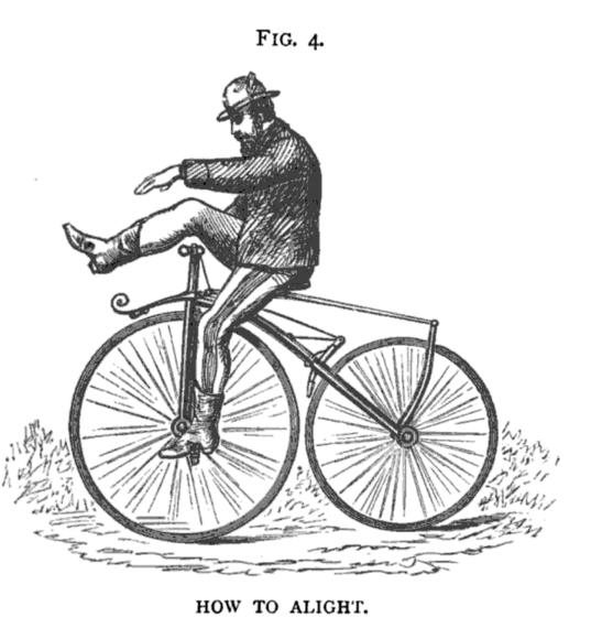 Figure 4 from "The Modern Bicycle" by Charles Spencer, 1876.