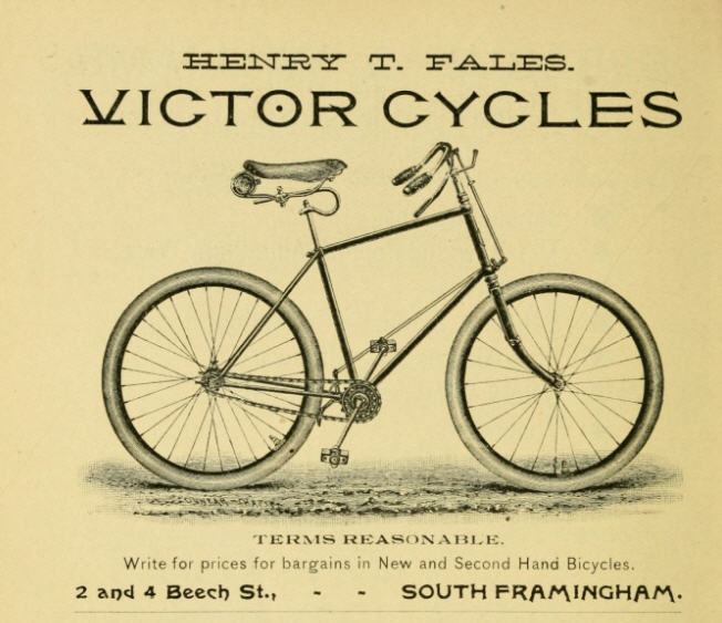 An 1893 ad for a cycle.