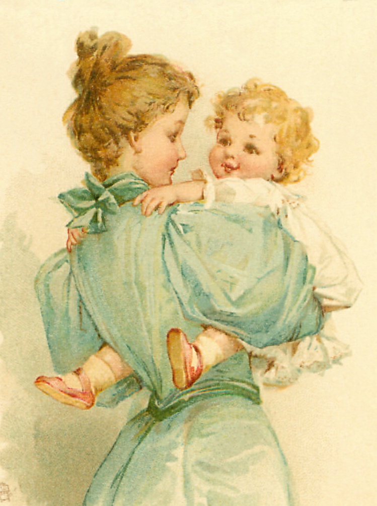 Frances-Brundage_Mother-holding-baby-1901