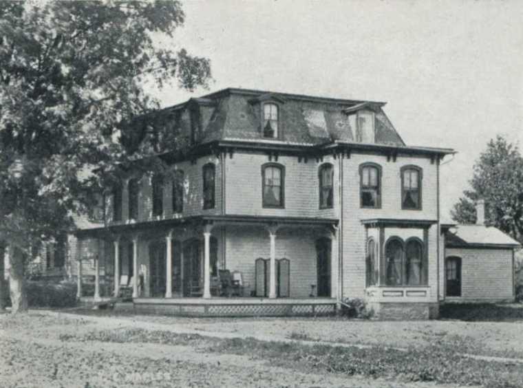 The Maples, where the nursing staff lived on the Sanitarium grounds.
