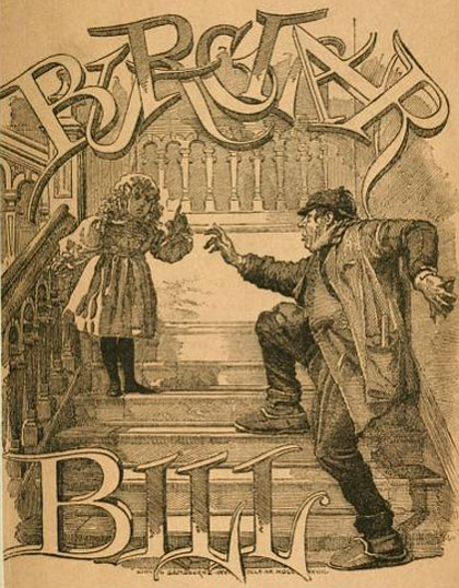 Illustration from 1889 edition of Burglar Bill by F. Anstey