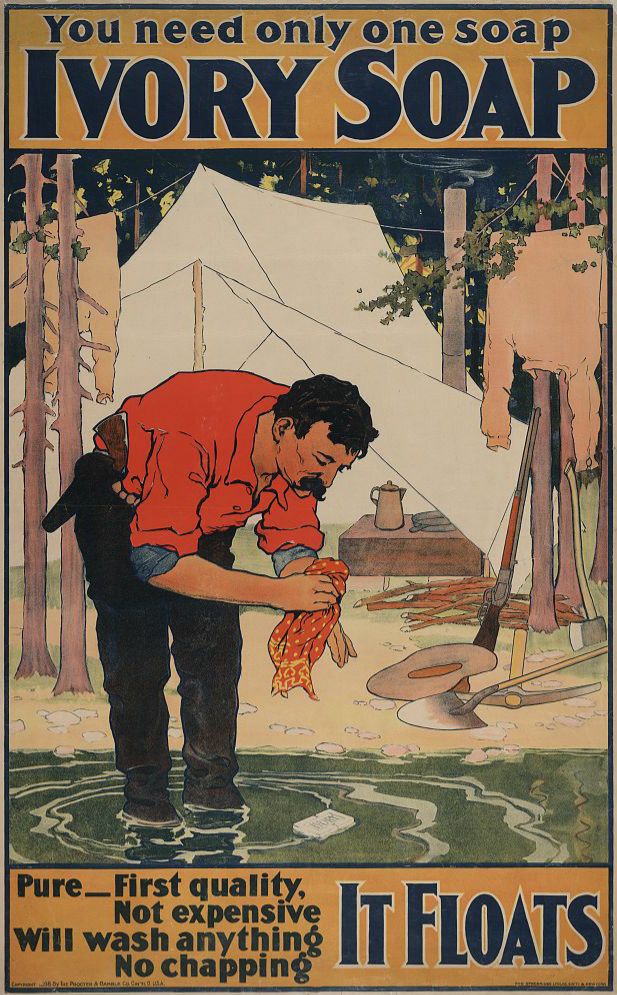 Print ad for Ivory Soap, 1898