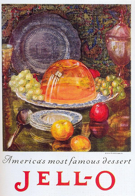 Print ad for Jell-O, early 1920s