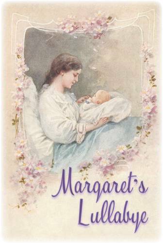 Image of mother sitting up in bed, her back against pillows, looking down at the baby she holds on a pillow in her lap. 